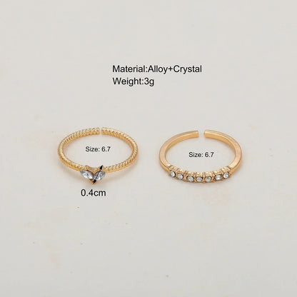 Heart Rhinestone Ring